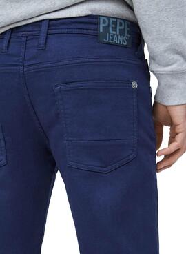 Bermuda Pepe Jeans Jagger Bleu marine pour Homme