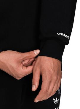 Sweat Adidas Adicolor Shattered Trefoil Noire