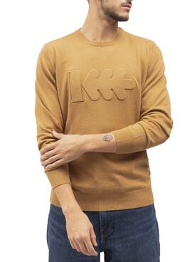 Pull Klout Soulager Beige pour Homme