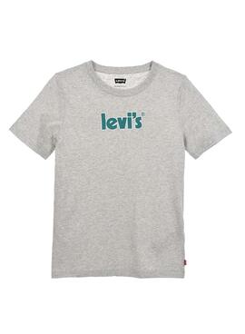 T-Shirt Levis Graphic Logo Gris Pour Garçon