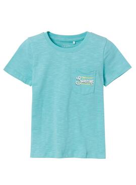 T-Shirt Name It Velbo Bleu pour Garçon