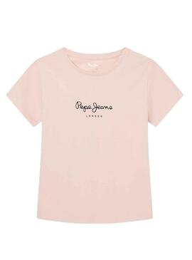 T-Shirt Pepe Jeans Wenda Winter Rose pour Fille
