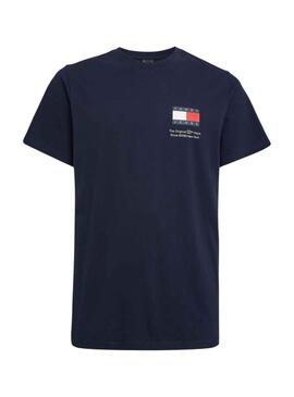 T-Shirt Tommy Jeans Slim Essential Bleu Marine Homme