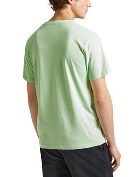 Camiseta Pepe Jeans Claude Vert pour Homme