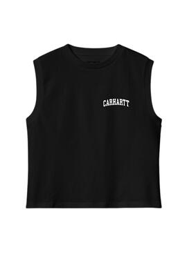 T-shirt Carhartt University Noir Pour Femme.