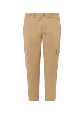 Pantalon Pepe Jeans couleur beige pour homme
