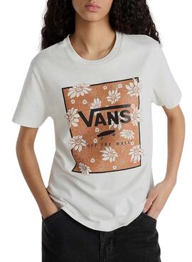 Camiseta Vans Tropic Fill Floral Beige Pour Femme