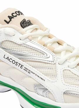 Chaussures Lacoste L003 2K24 Blanc Vert Femme