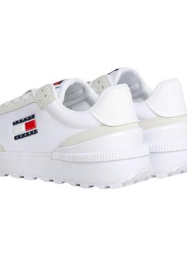 Chaussures Tommy Jeans Tech Runner Blanc Femme