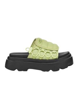 Sandales UGG Callie Caterpillar vert et noir pour femmes