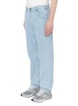 Pantalon Jeans Dickies Garyville Denim Bleu Pour Homme