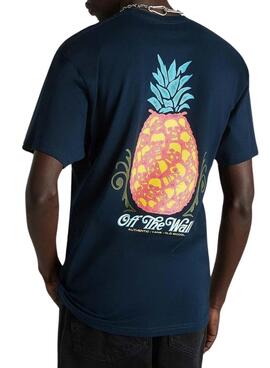 T-shirt Vans Ananas Bleu Pour Homme