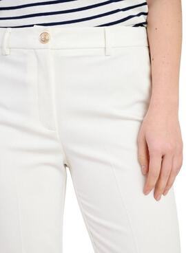 Pantalon Naf Naf Chino Blanc Pour Femme