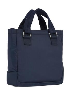 Sac Tommy Jeans Uncovered Mini Tote Marine pour Femme