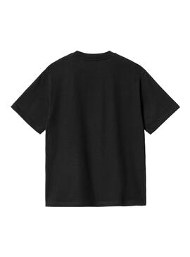 Camiseta Carhartt Chase noire pour homme