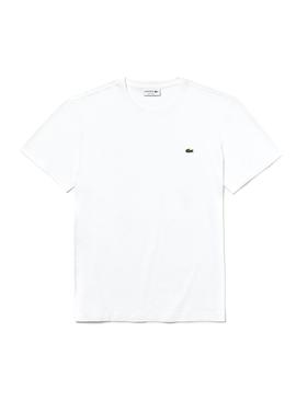 T-Shirt Lacoste Basico Homme Blanc
