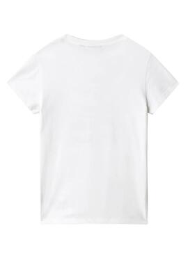T-Shirt Napapijri Seji Blanc pour Garçon