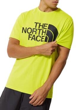 T-Shirt The North Face Standard Jaune Homme