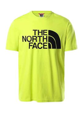 T-Shirt The North Face Standard Jaune Homme