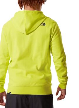 Sweat The North Face Standard Jaune Homme