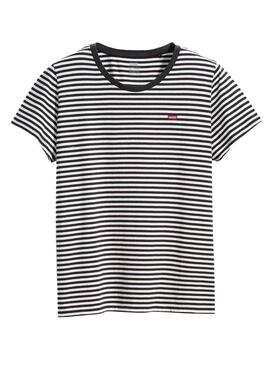 T-Shirt Levis Perfect Tee Noir pour Femme