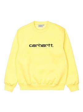 Sweat Carhartt Sweat Jaune pour Homme