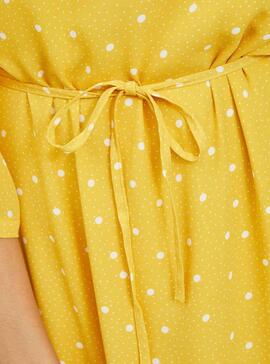 Robe Vila Vidotties Jaune pour Femme