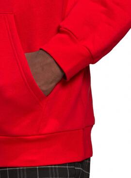 Sweat Adidas Trefoil Rouge pour Homme