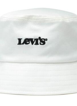 Chapeau Levis Bucket Blanc pour Homme