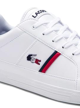 Sneakers Lacoste Europa Blanc pour Homme