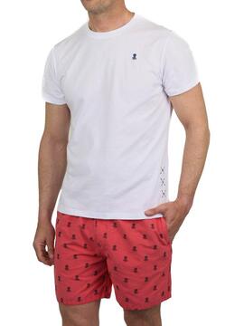 Slip de bain El Pulpo Print All-Over Delavé Rouge Homme
