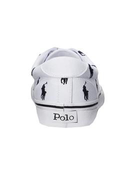 Baskets Polo Ralph Lauren Thorton Blanc Homme