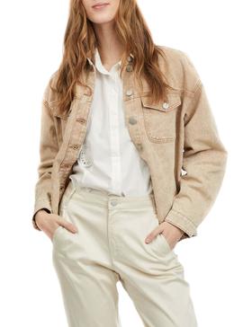 Veste en jean Vila Beige Angila pour Femme