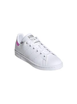 Baskets Adidas Stan Smith Blanc pour Garçon Fille