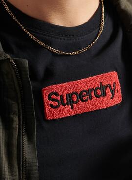 T-Shirt Superdry Workwear Noire pour Homme