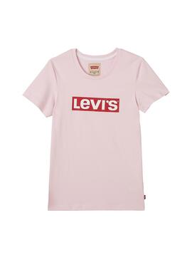 T-Shirt Levis Rosa Enfante