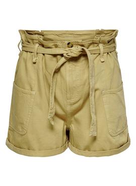 Short Only Mai Life Vert pour Femme