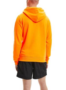 Sweat Calvin Klein Monogram Reg Naranja Homme