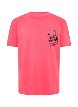 T-Shirt Pepe Jeans Mika Rosa pour Femme