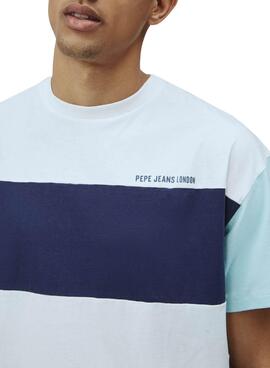 T-Shirt Pepe Jeans Morgan Blanc pour Homme