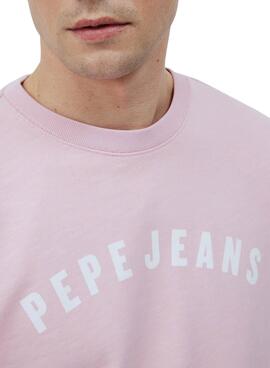 Sweat Pepe Jeans Malik Rose pour Homme