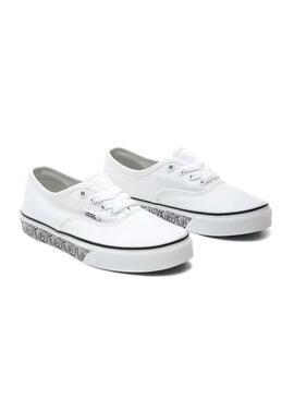 Baskets Vans Authentic Blanc Zebra pour Fille