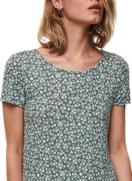 Robe Only Bera Back Lace Vert pour Femme