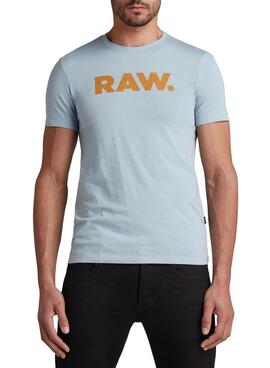 T-Shirt G-Star Raw Compact Bleu pour Homme