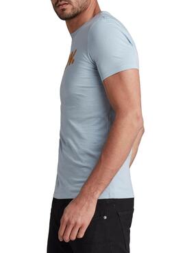 T-Shirt G-Star Raw Compact Bleu pour Homme