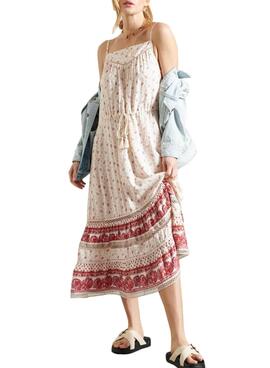 Robe Superdry Ameera Blanc pour Femme