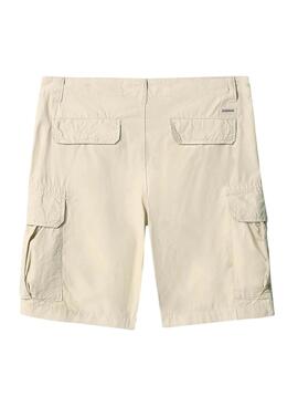 Bermuda Napapijri Noto Beige pour Homme