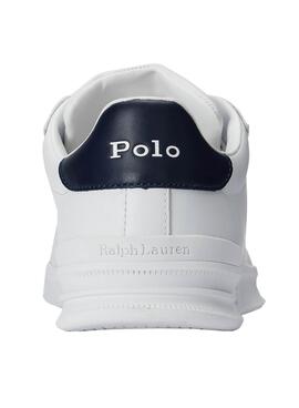 Baskets Polo Ralph Lauren Nappa Leather Blanc