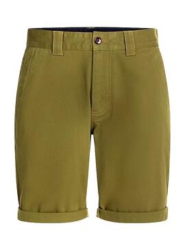 Bermuda Tommy Jeans Scanton Chino Vert Homme