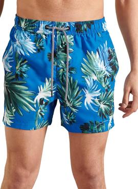 Slip de bain Superdry Super Beach Volley Bleu Homme